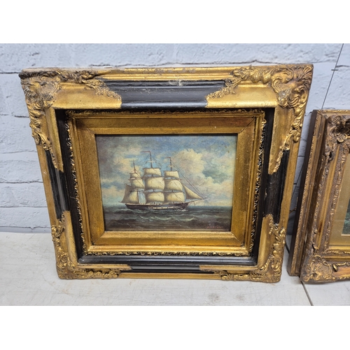 447B - A Selection of Carvers and Gilders Oleographs all in matching frames