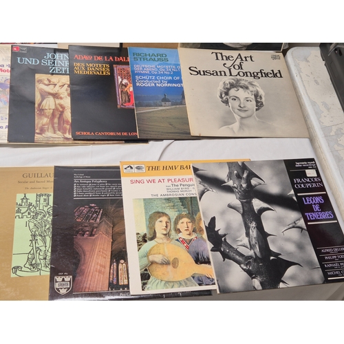 A Collection of Classical Vinyl Records