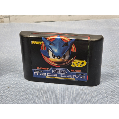 87 - SEGA Mega Drive - Sonic 3D Flickies' Island PAL Version, Complete with Box & Manual