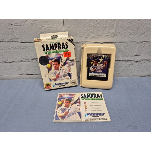 88 - SEGA Game Gear - Pete Sampras Tennis PAL Version, Complete with Box & Manual