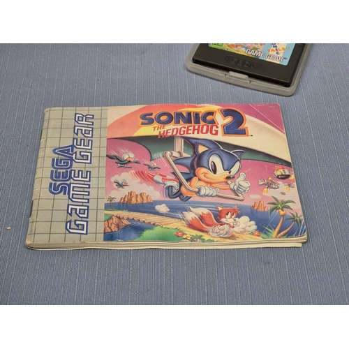 89 - SEGA Game Gear - Sonic the Hedgehog and Sonic the Hedgehog 2 PAL Versions, both Complete with Boxes ... 