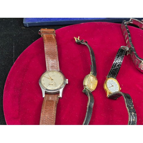 53 - A Collection of Vintage Watches to include Tissot, Accurist, Seiko and others