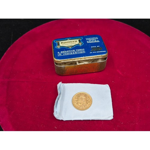 60 - An Australian Gold Shield Sovereign 1882 S (approx 8g)