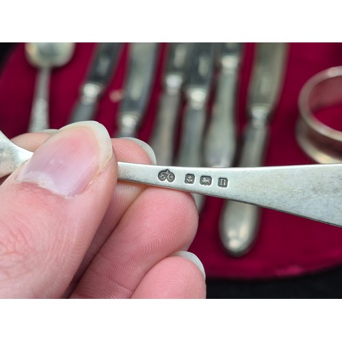 76 - A Lot of Silver and Silver Plate (total silver weight approx 132.8g)