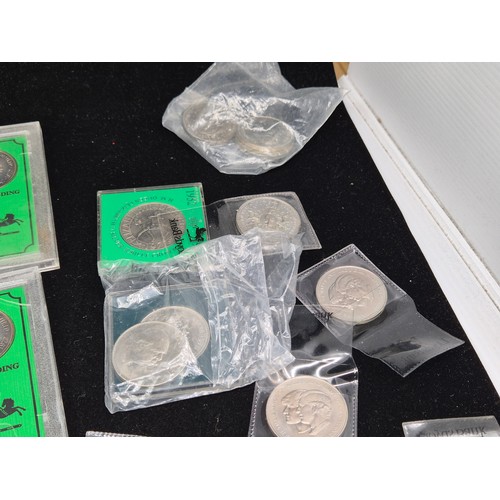 77 - A Collection of UK Commemorative Crowns and some other Coins