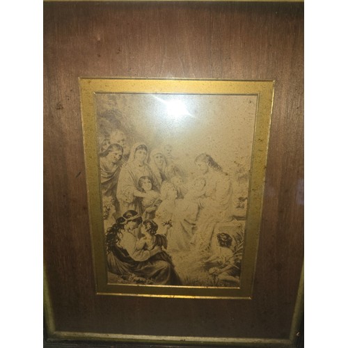 45 - Antique framed of Religious interest - Christ with Children