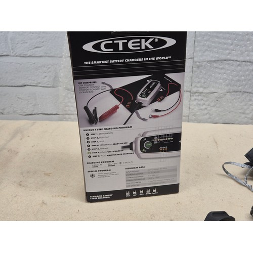 94 - A Ctek MXS 3.8 Trickle Charger, comes with Box, Instructions and official Ctek Extention Lead