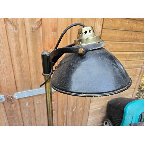 23 - Large Industrial style vintage floor standing lamp