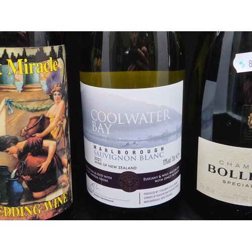 58 - Four Assorted Bottles of Alcohol to include Bollinger and others