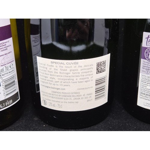 58 - Four Assorted Bottles of Alcohol to include Bollinger and others