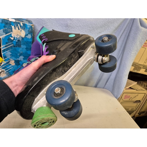 744 - A Pair of Vintage Ventro Pro Roller Skates in Box (size 46)