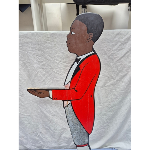 674 - A Wooden Novelty Butler Drinks Stand (approx 95cm tall)