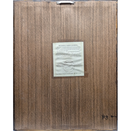 737 - Alberto Giacometti (1901-1966) The Search, Etching Framed with Certificate of Authenticity to rear 5... 