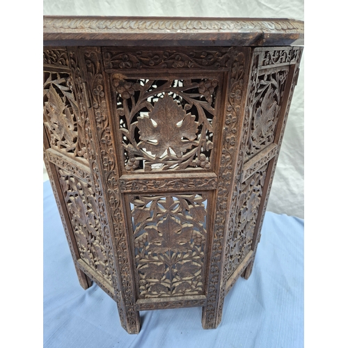 665 - An Antique Indian Folding Occasional Table