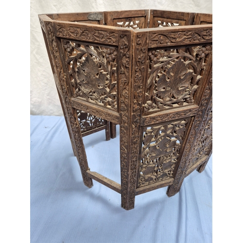 665 - An Antique Indian Folding Occasional Table