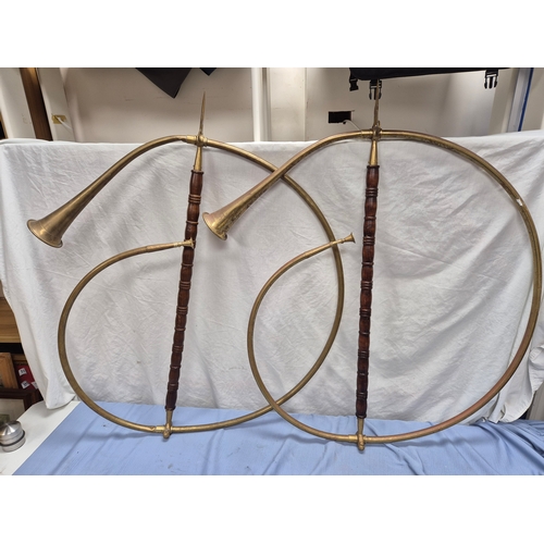 675 - A Pair of Roman Cornu Horns