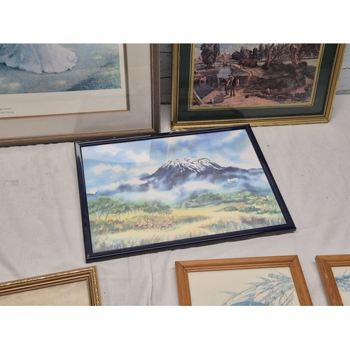686 - A Collection of Framed Artwork
