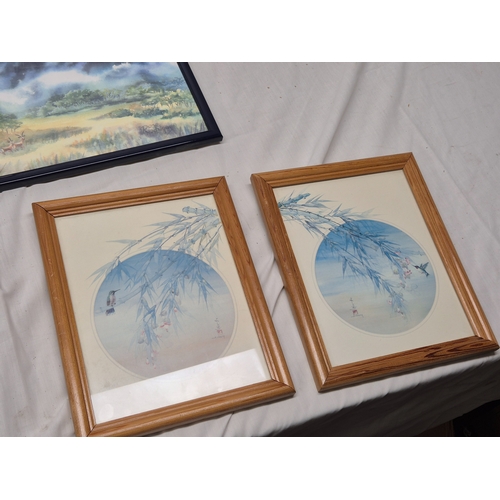 686 - A Collection of Framed Artwork