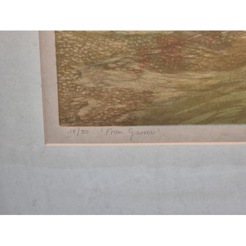 696 - Irmgard Parth: A Limited Edition Signed Lithograph 'From Garrow' Numbered 18/30 (approx 86cm x 48cm)