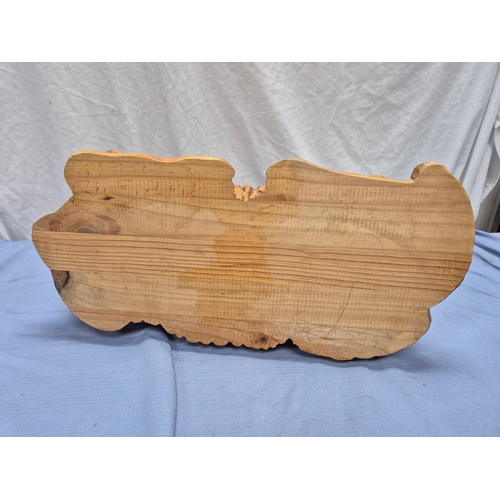 689A - A good quality Wooden Ram Statue (approx 55cm long)