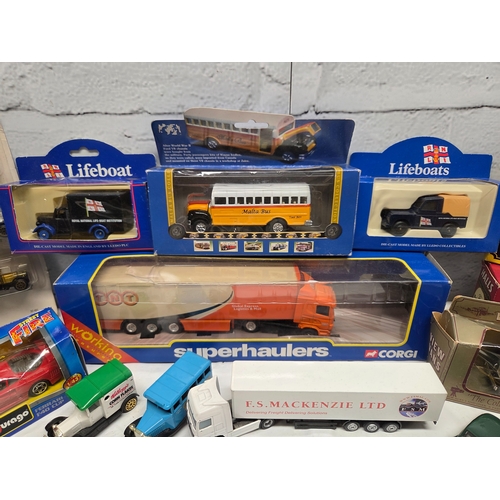 668F - A Collection of Toy Cars, Planes etc to include Atlas Editions, Corgi, Bburago