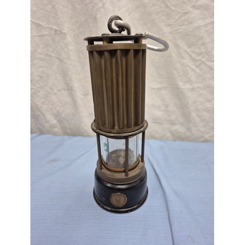 668P - An Antique Premier Miner's Lamp