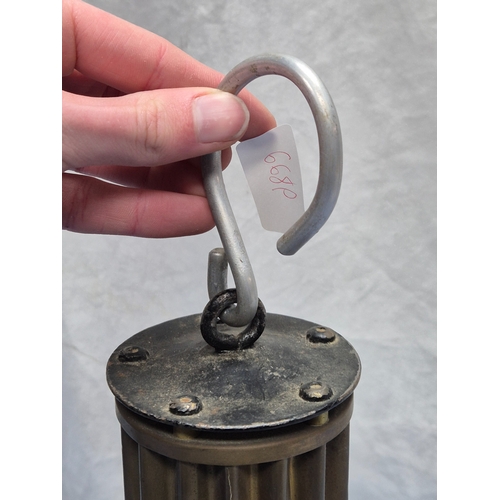 668P - An Antique Premier Miner's Lamp
