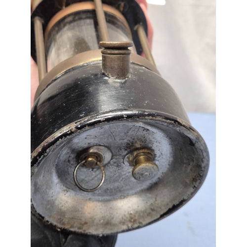 668P - An Antique Premier Miner's Lamp