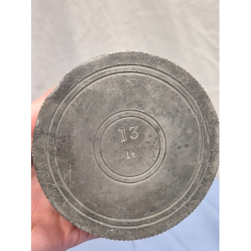 668Q - An Antique Pewter Ice Cream Mould c. 1870s