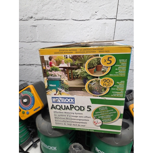 685 - A Collection of Hozelock Aquapod Garden Watering Systems