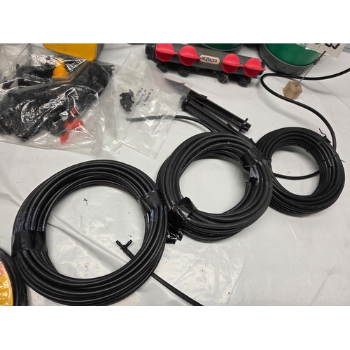 685 - A Collection of Hozelock Aquapod Garden Watering Systems