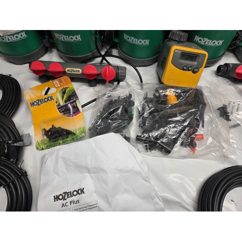 685 - A Collection of Hozelock Aquapod Garden Watering Systems