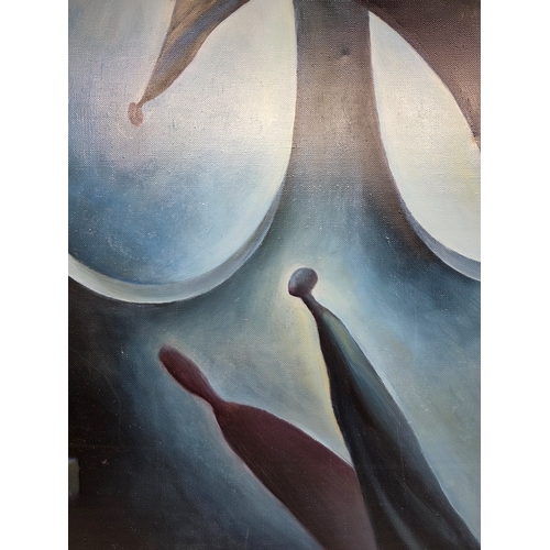 708 - Oidin Djalalova
The Space 1, 1996
Oil on Canvas signed and titled to rear (approx 102cm x 77cm)