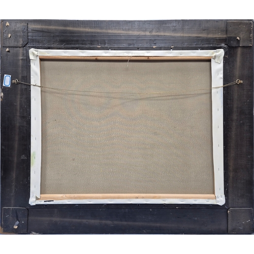 660 - An Oil on Canvas Painting of the Dogana & Santa Maria della Salute, Venice (approx 102cm x 87cm)