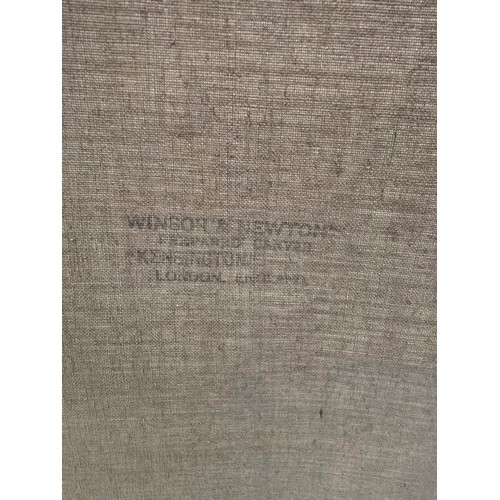 5 - Vintage painting depicting Officer and female companion dancing at The Royal Marines Reserve Christm... 