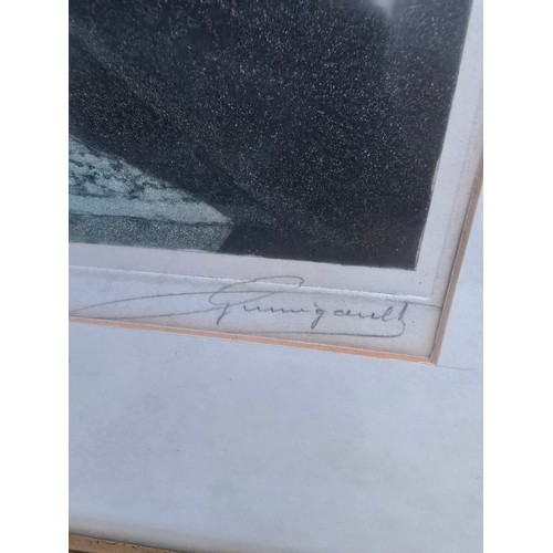 6 - Signed and numbered print by Georges Pierre Guinegault