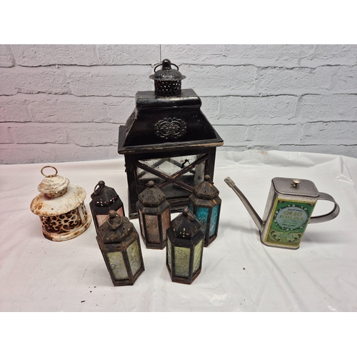 665B - A Collection of Gothic Style Tea Lights and Lanterns