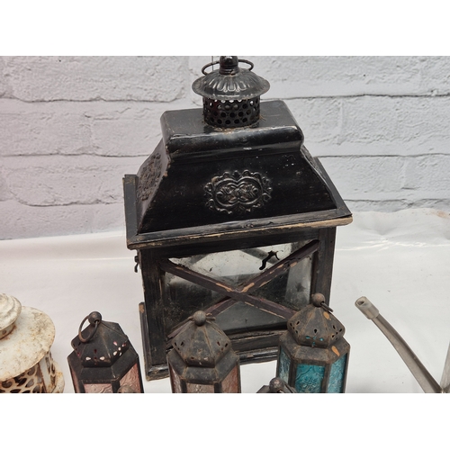 665B - A Collection of Gothic Style Tea Lights and Lanterns