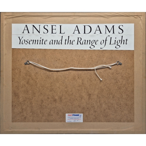 672B - Ansel Adams Yosemite and the Range of Light high quality Framed Print (approx 64cm x 54cm)