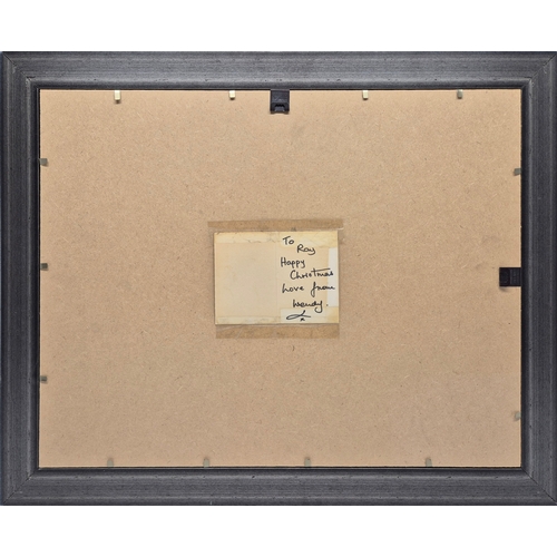 672D - A Framed Image of Bannister, Chattaway and Brasher after completing the first 4 minute Mile (approx ... 