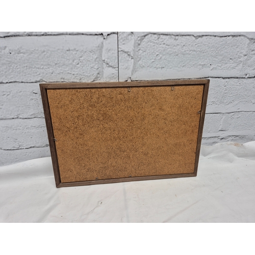 672F - A Vintage Rolls Royce Advertising Mirror (approx 33cm x 23cm)