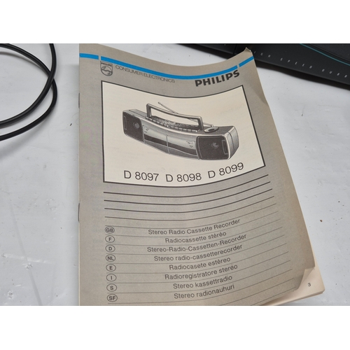 678E - A Vintage Philips Stereo Radio Casette Recorder