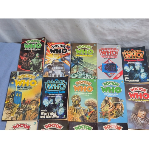 Collection of Doctor Who novelizations and guides.