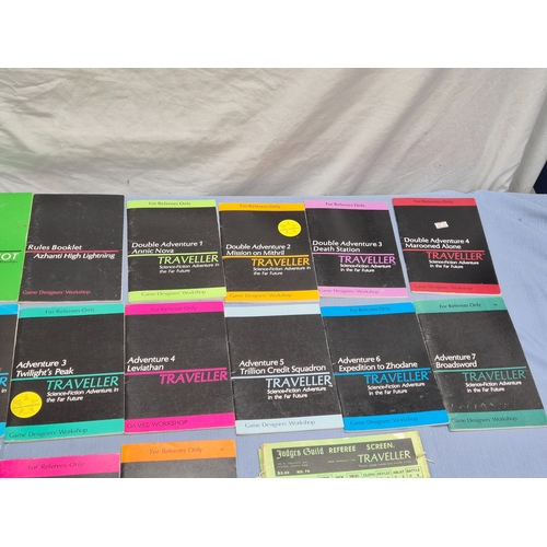 Collection of Traveller role-playing game booklets by Game Designers ...