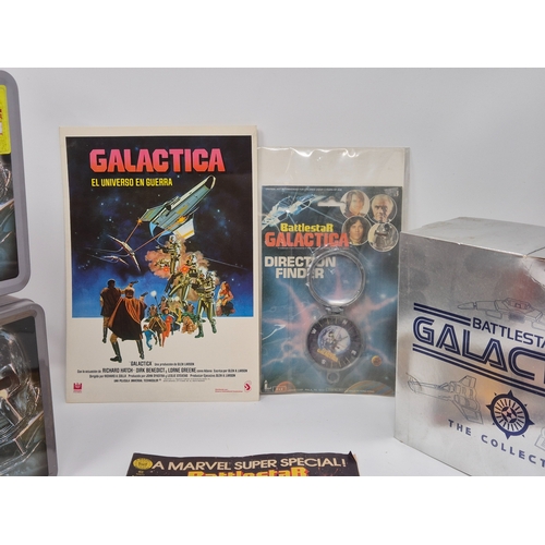 A Collection of Battlestar Galactica items to include Vintage Marvel ...