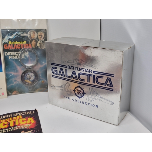 A Collection of Battlestar Galactica items to include Vintage Marvel ...