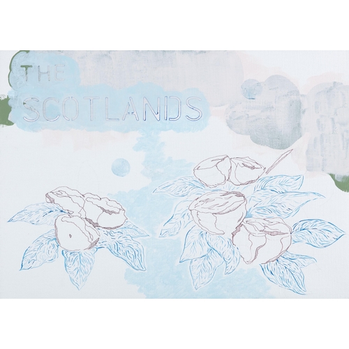 180 - Stephen Brandes (b.1966) The Scotlands Mixed Media on canvas, 30.5 x 40cm Signed, inscribed and date... 