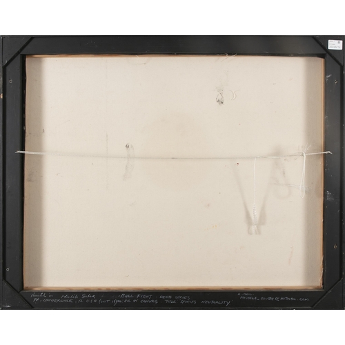 181 - Michele Souter (b.1956) Bull Fight - Death Series Spirits Neutrality Oil on canvas, 73 x 91cm Signed... 