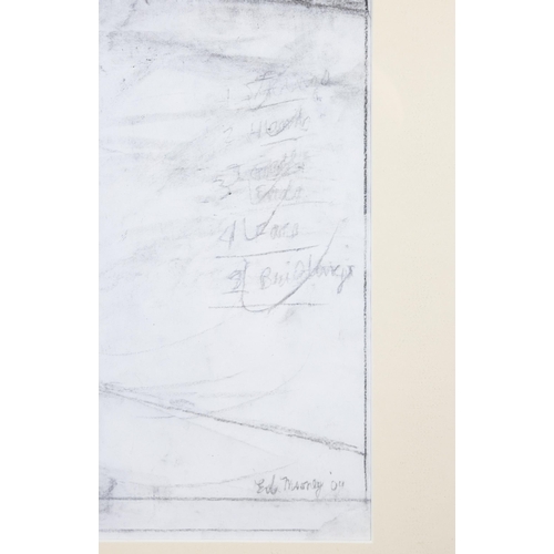 191 - Eddie Mooney HRHA (20th/21st Century) Balloon Girl  Pencil, 64 x 44.5cm Signed and dated (20)'04