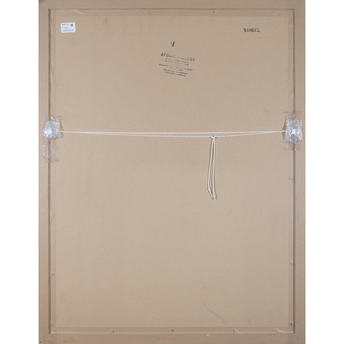 191 - Eddie Mooney HRHA (20th/21st Century) Balloon Girl  Pencil, 64 x 44.5cm Signed and dated (20)'04